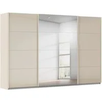 OTTO home Schwebetürenschrank Kleiderschrank Kleiderschränke Schrank Garderobe AGORDO mit Glasfront (Breiten 203/271/315/360 cm, Höhen 210/229 cm) durchdachte Innenausstattung, in 4 Breiten und 2 Höhen MADE IN GERMANY