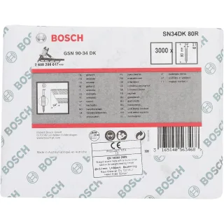 Bosch D-Kopf Streifennagel, blank, gerillt - 2608200017