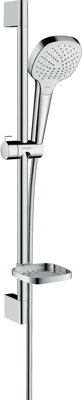 Hansgrohe Brauseset Croma Select E 110 Vario EcoSm mit Unica Typ 65 Cassetta'S weiß/chrom,28157400 28157400