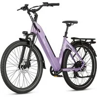 TTGO E-Bike Cityrad 28x2,4 Zoll, 110km, 70 Nm Hinterradmotor, C5, ZOOM Federsattelstütze, 7 Gang Shimano, Kettenschaltung, Heckmotor, 648 Wh, Tiefeinstieg, Pedelec, Elektrofahrrad, für Damen Herren, Hydr. Bremse