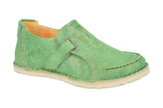 Eject 9409/1.017 SONY3DEAL Damen Slipper Gr?n Green Nubuck Leder Wechselfu?bett
