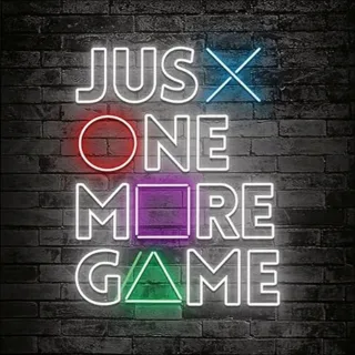 Glasbild ONE MORE GAME
