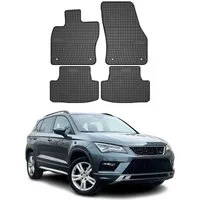 OMAC Auto-Fußmatten für Seat Ateca 2016-2025 Gummimatten Schwarz 4 tlg (4 St), für Seat Ateca 2016-2025 Seat Ateca 2016-2025, Antirutsch,Wasserfest,Einfache Installation