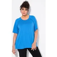 Ulla Popken T-Shirt T-Shirt Zierbänder Classic Rundhals Halbarm