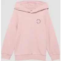 s.Oliver Sweatshirt Sweatshirt Unisex Kapuzen-Sweatshirt mit Rippbündchen und kleinem Print-Detail