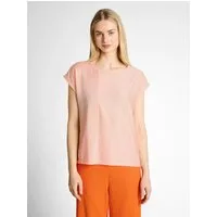 TOM TAILOR Denim Rundhalsshirt Ärmellos im Streifen-Look