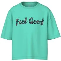 Name It Kurzarmshirt NKFVONAYA SS RLX TOP NOOS Baumwolle, Druck