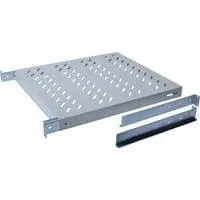 Fachboden für 483 mm (19")-Schränke 600 mm Tiefe grau, 1 Höheneinheit