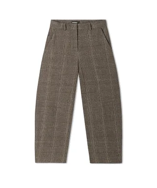 CAMBIO - Edita mouline check brown/grey - Gr. - 29