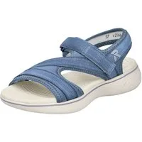 Rieker V2166 blau Damen Sandale
