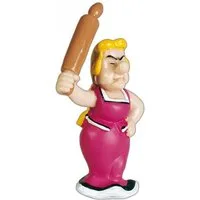 Plastoy Spiel, Asterix - Figur Gutemine mit Nudelholz