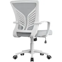 Yaheetech Bürostuhl Höhenverstellbarer Drehstuhl (1 St), Schreibtischstuhl mit Schaukelfunktion für Arbeitszimmer/Büro