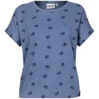 naketano T-Shirt Baumwolle Rundhals Kurzarm Streetwear Basic Sommershirt Damen (1-tlg) weich, bequem, casual, vegan, unifarben, gerader Schnitt, Alltag