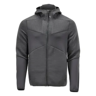 MASCOT Herren Fleece Kapuzensweatshirt mit Reißverschluss CUSTOMIZED Anthrazitgrau L - 22603-681-89-L