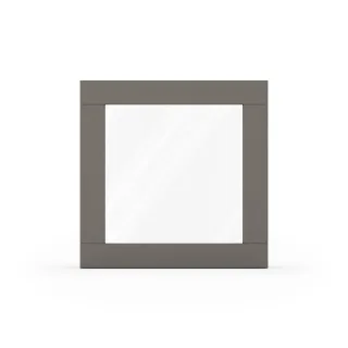 Fenster Quarzgrau RAL 7039, Holz-Profil Classic IV 68 mm, 510 x 510 mm, festverglast mit 2-fach Verglasung, individuell konfigurieren