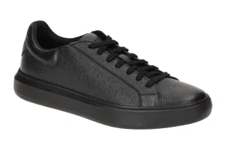 Geox U455WD DEIVEN D - uomo Herrenschuhe Sneakers Halbschuhe Schwarz all black