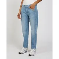 GANG Boyfriend-Jeans 94NADIA mit seitlichen Fransenstreifen