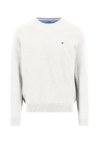 FYNCH-HATTON - O-Neck, Superfine new offwhite - Gr. - 3XL