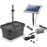 esotec Teichfilter esotec Solar Unterwasser Teichfilterset 5/160 LED, LiFePo Akku 101069 (Komplettset)