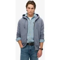 Superdry Kapuzensweatjacke ESSENTIAL LOGO ZIP HOODIE HB Baumwollmischung, slim fit