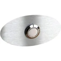TronicXL Türklingelknopf V2A Edelstahl Klingelplatte Klingel Platte Türklingel Klingelschild