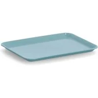Basera® Tablett Serviertablett aus kratzfestem Melamin, 100% Melamin, (1-tlg), türkis, 24 x 18 cm