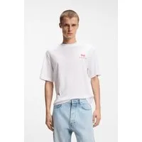 HUGO T-Shirt Nucavo mit Artwork, regular fit