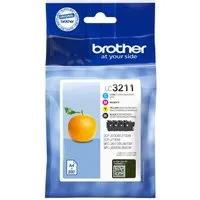Brother Tintenpatronen LC-3211 Multipack (je 1x BK/M/C/Y) Tintenpatrone