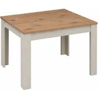 FURNARO Esstisch, eckig ausziehbar in pino aurelio / viking oak B/H/T:80-120x76x60 cm