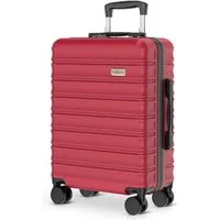 VALLSERO Koffer 16/20Zoll Hartschalen-Trolley 30/40L Hartschalenkoffer ABS Material, Reisekoffer 4 Rollen, TSA-Zahlenschloss, Schwarz, rot, blau, grün
