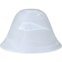Home4Living Lampenschirm Lampenglas weiß Ø 172mm Alabasterglas Ersatzglas E14, Dekorativ