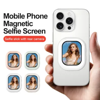T3 Magnetic Wireless Selfie Screen Casting Device 2.01 Inch Display Dual Band WiFi bluetooth 5.4 AirPlays Miracast Built