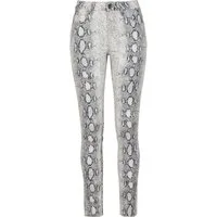 URBAN CLASSICS Stoffhose Urban Classics Damen Ladies Animal Stretch Twill Skinny Pants (1-tlg)