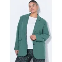 Studio Untold Blusenblazer Blazer oversized Leinenoptik Komplettfutter