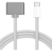 Alpha Electronics MagSafe 3 USB-C Schnellladekabel für Macbook Pro/Air magnetisches Ladekabel, USB-C, USB-C (200 cm), Schnellladend, 140W, magnetisch, zweifarbige LED-Anzeige