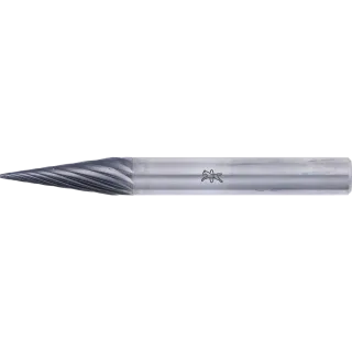 PFERD TOOLS Hartmetall Hochleistungsfrässtift Spitzkegel SKM Ø 06x18mm Schaft-Ø 6mm Z3 HICOAT beschichtet universal mittel - 21115007