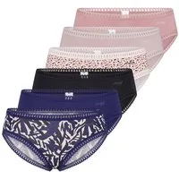 sloggi Hipster 6er Pack GO Crush (Spar-Set) Hipster - Baumwolle - Atmungsaktiv - Komfortabel und atmungsaktiv