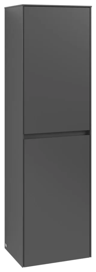 Villeroy & Boch Hochschrank Collaro 454x1538x347mm 2 Türen A:li Graphite C03400VR