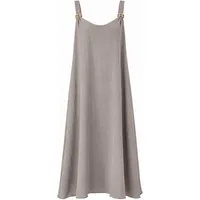 ITALY VIBES Sommerkleid - luftiges A-Linien Kleid mit Deko-Schließen - Damen Kleid ONE SIZE - passend für Größen M bis XL