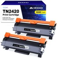 MOOHO Tonerpatrone kompatible für brother tn 2420 tn 2410 tn-2410 tn-2420, (für Brother HL-L2375DW HL-L2310D HL-L2370DN MFC-L2710DN MFC-L2730DW MFC-L2750DW DCP-L2537DW DCP-L2550DN), HL-L2350DW MFC-L2710DW DCP-L2530DW DCP-L2510D