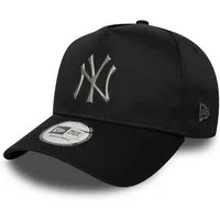 New Era Baseball Cap New York Yankees New Era MLB Metallic 9Forty E-Frame Cap Schwarz (1-St)