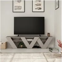 Decortie TV-Schrank Ralla Lowboard Fernsehschrank 65 Zoll, 158 x 30 x 40 cm, V-Beine