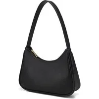 LuxusKollektion Mini Bag Kleine Damen Umhängetasche Schultertasche Handtasche in Blau
