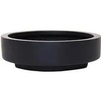 VIVANNO Pflanzschale Fiberglas ESCADA LOW Schale - Anthrazit Matt (1 St), 30x30x9 cm