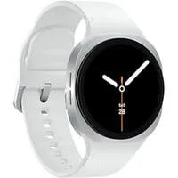 Galaxy Watch8, Smartwatch silber, 40 mm, LTE, Sport Band S/M