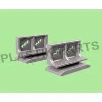 Plastik Parts Gerätehaus Türgleiter für Spacemaker A67 & Treco X6 Gerätehaus, (2 St)