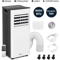 HOME DELUXE 3-in-1-Klimagerät Mobile Klimaanlage KIMO - 9000 BTU, WiFi-Steuerung, Timer-Funktion, Fensterabdichtung, Abluftschlauch