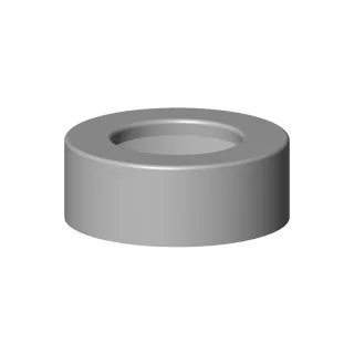 Dornbracht Rosette Ersatzteile 092793001 D. 66 x 24,5 x D. 38,3 mm Weiß matt 092793001-10