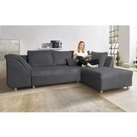 COLLECTION AB Ecksofa Sally L-Form, B: 256 cm, 1 Zierkissen, optional Bettfunktion & Bettkasten