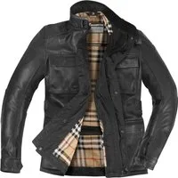 Bogotto Motorradjacke Bristol NG Motorrad Lederjacke herausnehmbares Innenfutter